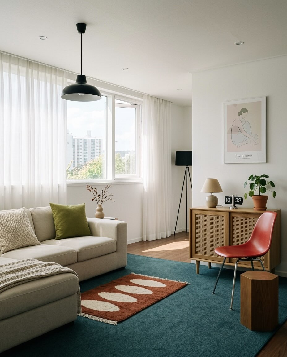 스칸디나비아 미드 센추리 감성 아파트 image 3