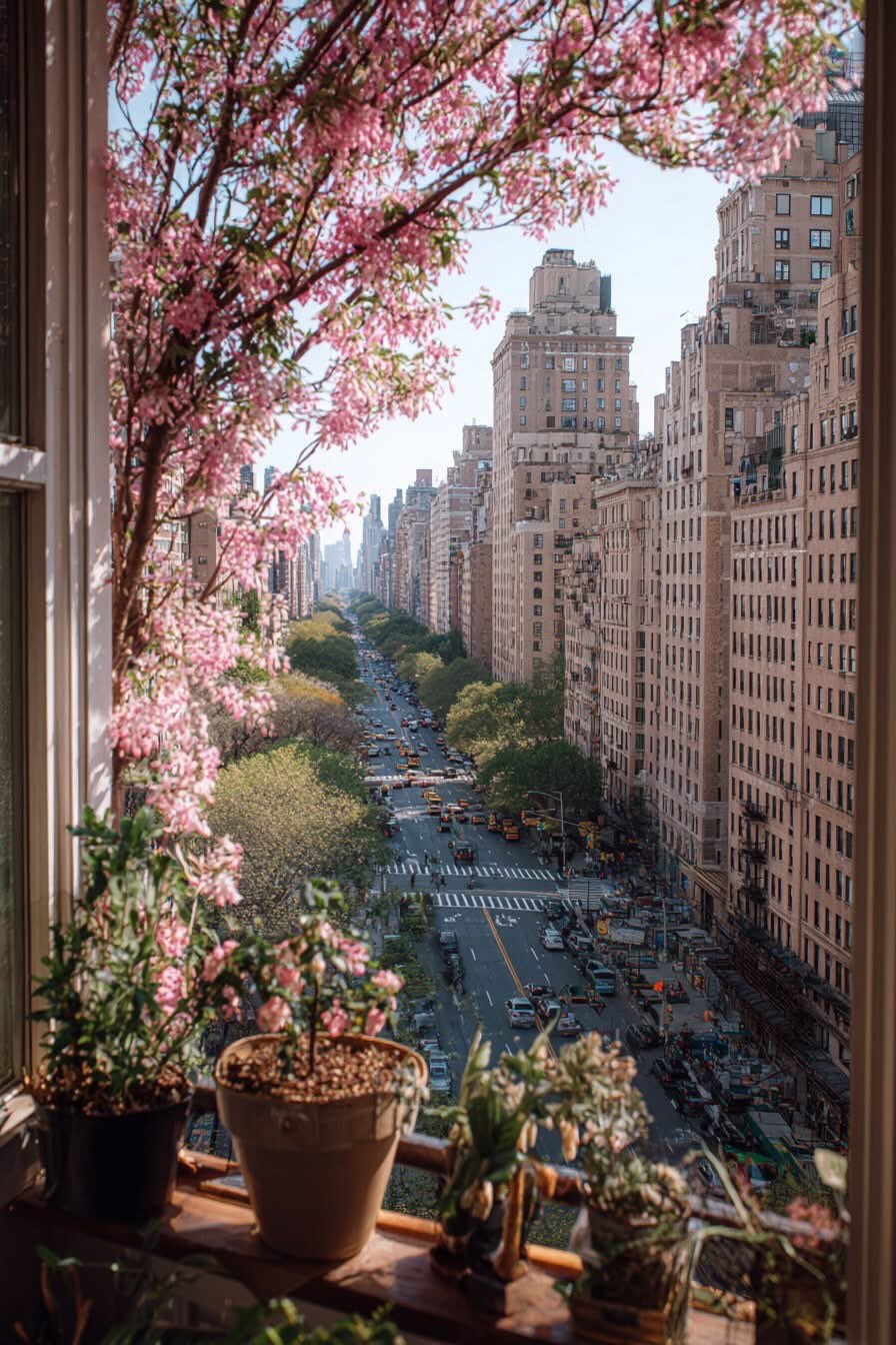 뉴욕에 찾아온 봄 🌸🌿 image 3